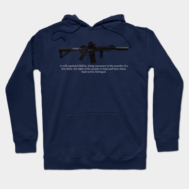 2nd Amendment Hoodie by 752 Designs